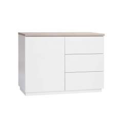 Anton lipasto A2.5, Valkoinen/kaura sokkelilla MYYMÄLÄMALLI