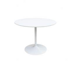 Wilma pyöreä ruokapöytä 90cm, Valkoinen      