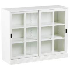 Gustav matala kirjakaappi 96 lasiovilla