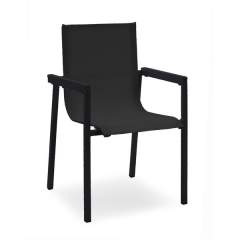 Arlöv tuoli musta/alumiini