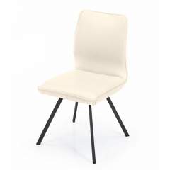 Arne 9030 pyörivä tuoli Semianiliini nahalla, 317 White