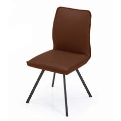 Arne 9030 pyörivä tuoli Semianiliini nahalla, 320 Marron