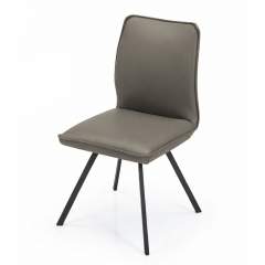 Arne 9030 pyörivä tuoli Semianiliini nahalla, 375 Grey