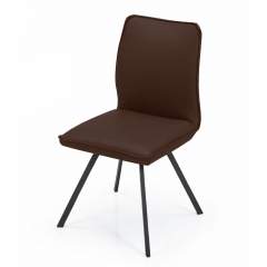 Arne 9030 pyörivä tuoli Semianiliini nahalla, 385 Dark brown