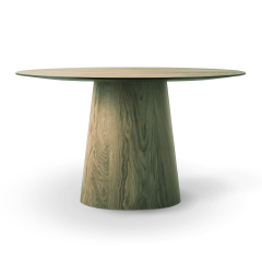 Barrel pyöreä ruokapöytä 130cm, Smoke oiled