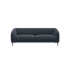Belle 3-istuttava sohva, Copparo 1466 Deep Grey