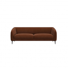 Belle 3-istuttava sohva, Copparo 1470 Rusty Orange