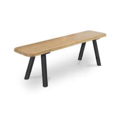 Olivia penkki 150cm antiikki/musta Palma jalka