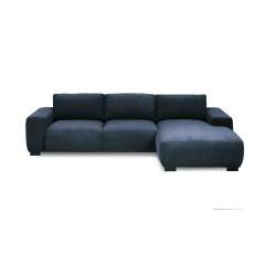 Bohema 2176 divaanisohva samettikankaalla, Oikeakätinen, Rebel 9715 Indigo