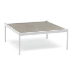 Hillerstorp Bolmsö 80x80 sohvapöytä terassille, Valkoinen