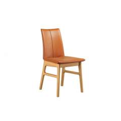 Casø Sweet Seat tuoli nahkaverhoilulla, Konjakki nahka, Öljytty tammi