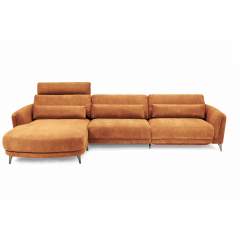 Divine 2021 divaanisohva sähkömekanismilla, Run Again 9962 Copper, Vasenkätinen