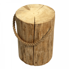 EcoFurn Pölkky jakkara Ø25-35cm, korkeus 45cm