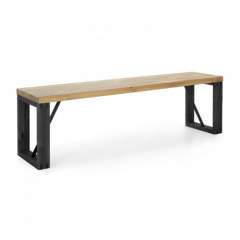 Edna penkki 35x195 puujalalla, Antiikki/musta