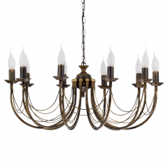 E.lite Ares 10-haarainen kattokruunu