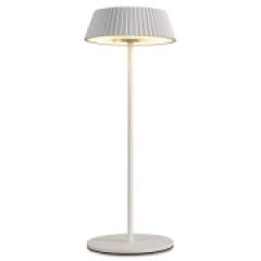 E.lite Relax pöytävalaisin ulkokäyttöön, Valkoinen