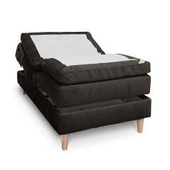 Empire Lux hierova moottorisänky 120x200cm, Hard, Vogue 17 Charcoal