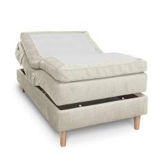 Empire Lux hierova moottorisänky 120x200cm, Hard, Vogue 1 Cream