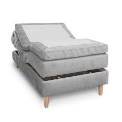 Empire Lux hierova moottorisänky 120x200cm, Soft, Vogue 14 Silver