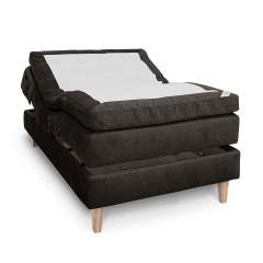 Empire Lux hierova moottorisänky 140x200cm, Medium, Vogue 17 Charcoal