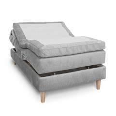 Empire Lux hierova moottorisänky 140x200cm, Soft, Vogue 14 Silver