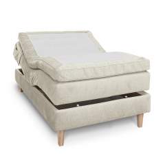 Empire Lux moottorisänky 140x200cm, Hard, Vogue 1 Cream