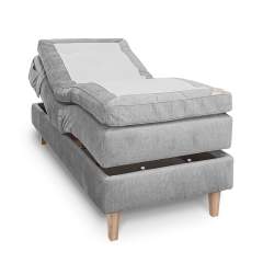 Empire Lux moottorisänky 90x210cm, Soft, Vogue 14 Silver