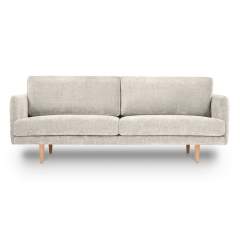 Finsoffat Jasmi 3 istuttava sohva Rox samettikankaalla, 60 Lightgrey, Tammi jalat