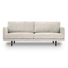 Finsoffat Jasmi 3 istuttava sohva Rox samettikankaalla, 60 Lightgrey, Wenge jalat