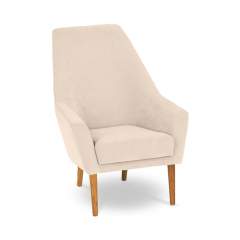 Finsoffat Arete lepotuoli, Mystic 250 Beige, Pähkinä jalat