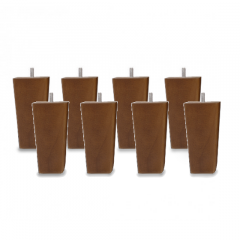 Hilding Royal jalkasarja 14cm, 8 kpl, Pähkinä