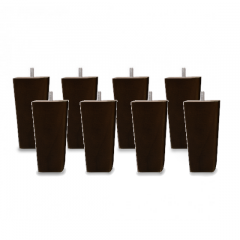 Hilding Royal jalkasarja 14cm, 8 kpl, Tummanruskea