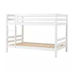 Hoppekids Eco Luxury matala kerrossänky pystytikkailla, 120x200cm