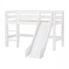 Hoppekids Eco Luxury matala parvisänky + liukumäki, 70x160cm