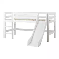 Hoppekids Eco Luxury matala parvisänky + liukumäki, 90x200cm