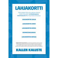 Kallen Kaluste -lahjakortti