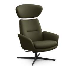 Kebe Aerofoil Plus tuoli Balder kokonahka, 6433 Dark Green