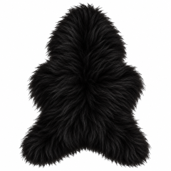 Lampaantalja, aito 100% lammasta, Musta pitkäkarvainen