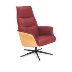 Lise 3467 lepotuoli Madras nahka, Madras 215 Red