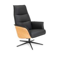 Lise 3467 lepotuoli Madras nahka, Madras 274 Black