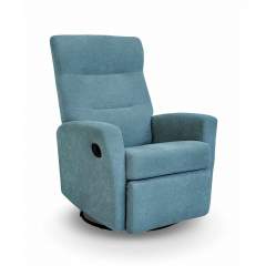 Luna recliner Oma kankaalla, Turkoosi Luna recliner Oma kankaalla, Turkoosi