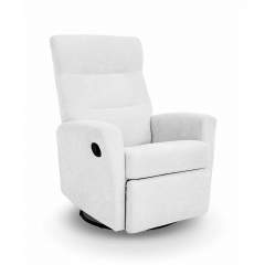 Luna recliner Oma kankaalla, Valkoinen Luna recliner Oma kankaalla, Valkoinen