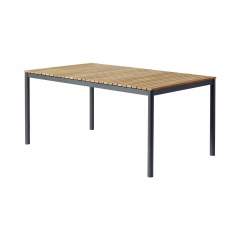 Mood Classic pöytä 100x167,5cm antrasiitti/tiikki