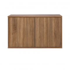 Niitty ovikaappi 4 seinäkiinnitys, Pähkinä