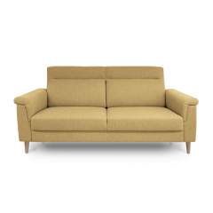 Rasmus 3-istuttava sohva Sakura kankaalla, 025 Keltainen