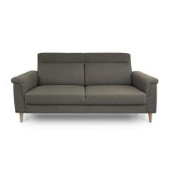 Rasmus 3-istuttava sohva Sakura kankaalla, 991 Tumman harmaa