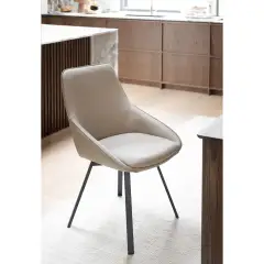 Rowico Alison tuoli beige nahka