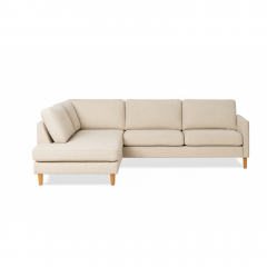 Select avokulmasohva, Minco 30 beige, Vasenkätinen