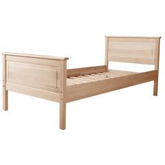 Talvitie Sonaatti sänky, 80x200 korkeilla päädyillä, koivu