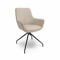 Vesti 9420 pyörivä ruokapöydän tuoli Idaho kankaalla, 2800 Beige